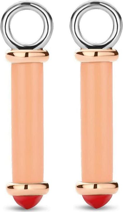 Produktbild Ti Sento Milano Einhänger für Creolen korallenpink bicolor 9234CP (925 Sterling Silber)