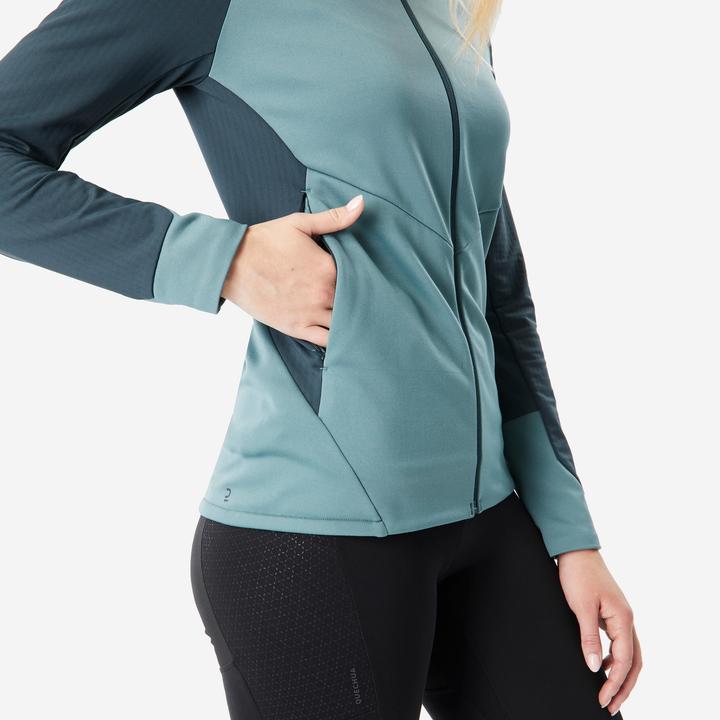 Actual product image Quechua Fleece jacket ladies hiking light - MH520 pink (XL)