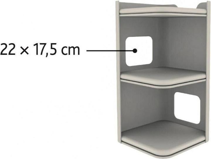 Produktbild Trixie Cat Tower Jorge (78 cm, Weiss, Blau, Grau)