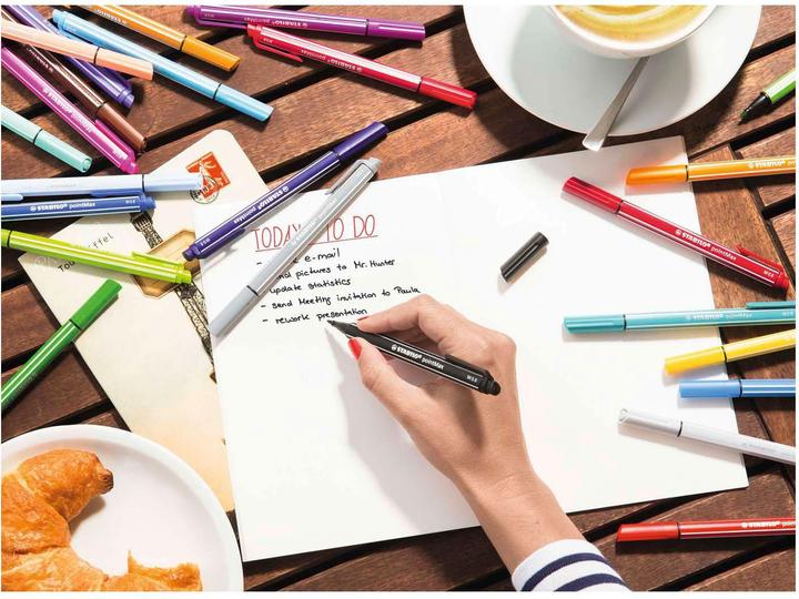 Image du produit STABILO Stylo à fibre optique pointMax (Multicolore, 12 x)