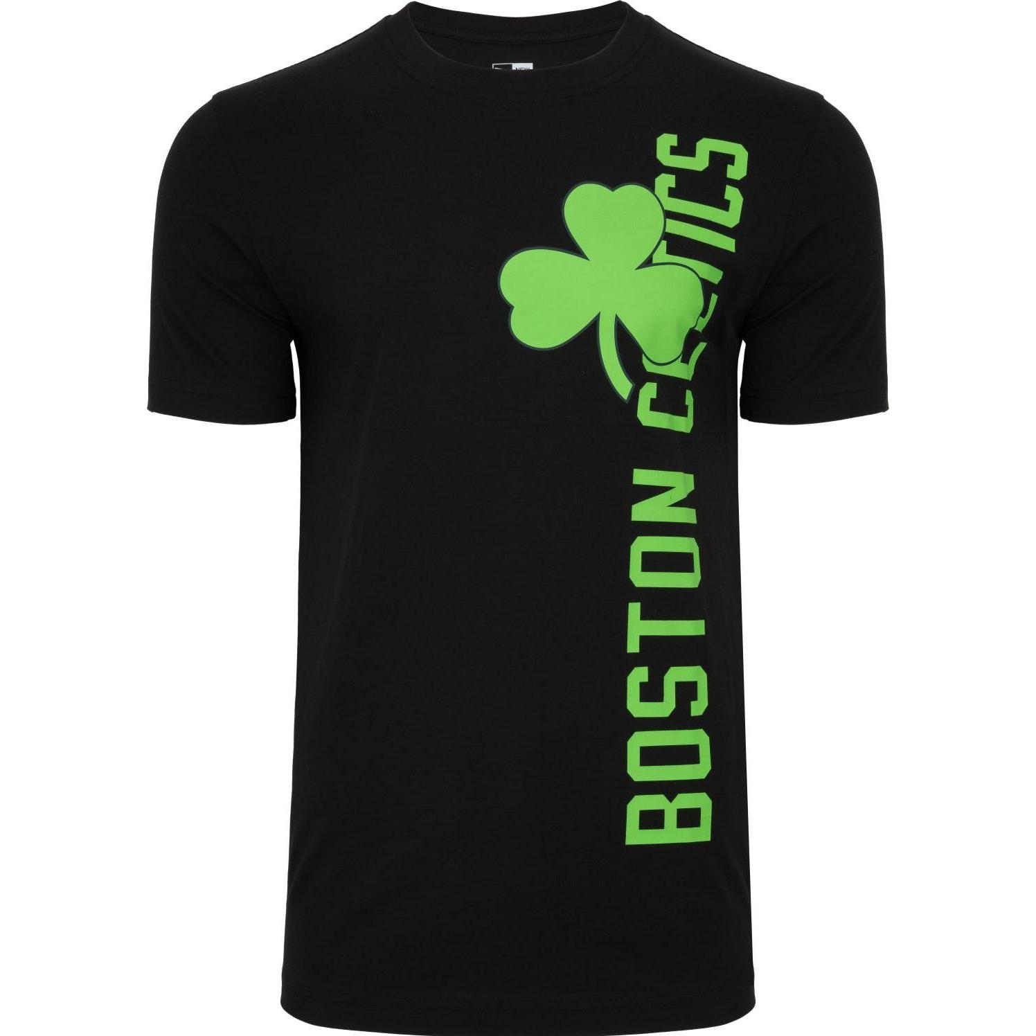 New Era, Herren, Shirt, Shirt - NBA CITY Boston Celtics - M, Schwarz, (M)