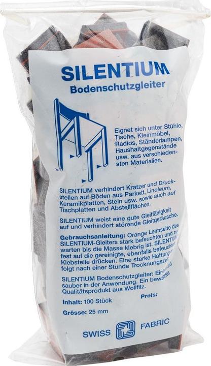 Filzgleiter Selbstklebend Rund In Schwarz/braun 20 Stück