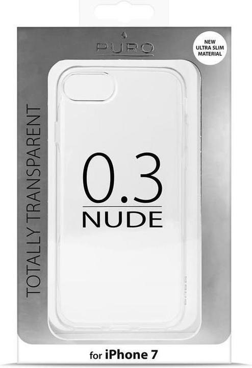Actual product image Puro Case for iPhone 6 / 6S / 7/8 / SE 2020, 0.3 Nude, transparent (Apple iPhone 7)