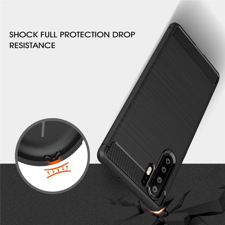 Produktbild König Design Huawei P30 Pro New Editition Hülle Case Handy Cover Schutzhülle Bumper Etui Grau (Huawei P30 Pro New Edition)