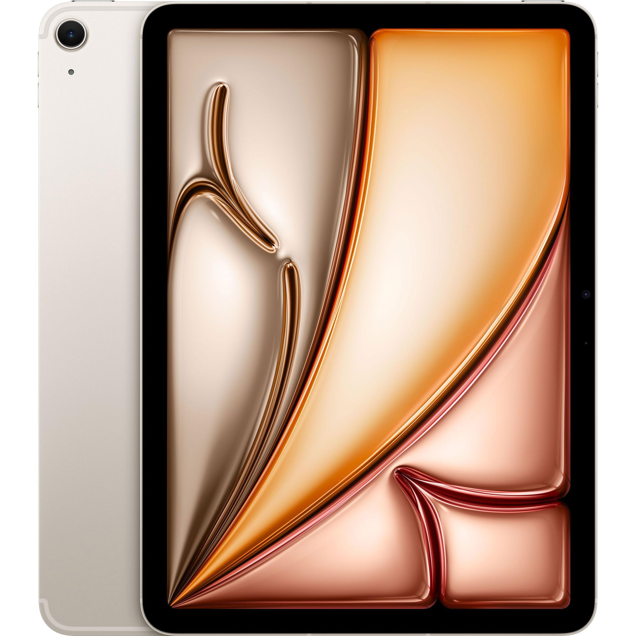 Thumbnail - Apple iPad Air 11 2024 (M2) (5G, 11", 128 GB, Starlight), Tablet, Weiss