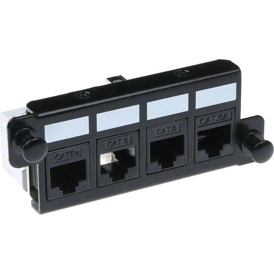 Thumbnail - ACT Adapterplate for 4 x keystone UTP, Server Zubehör