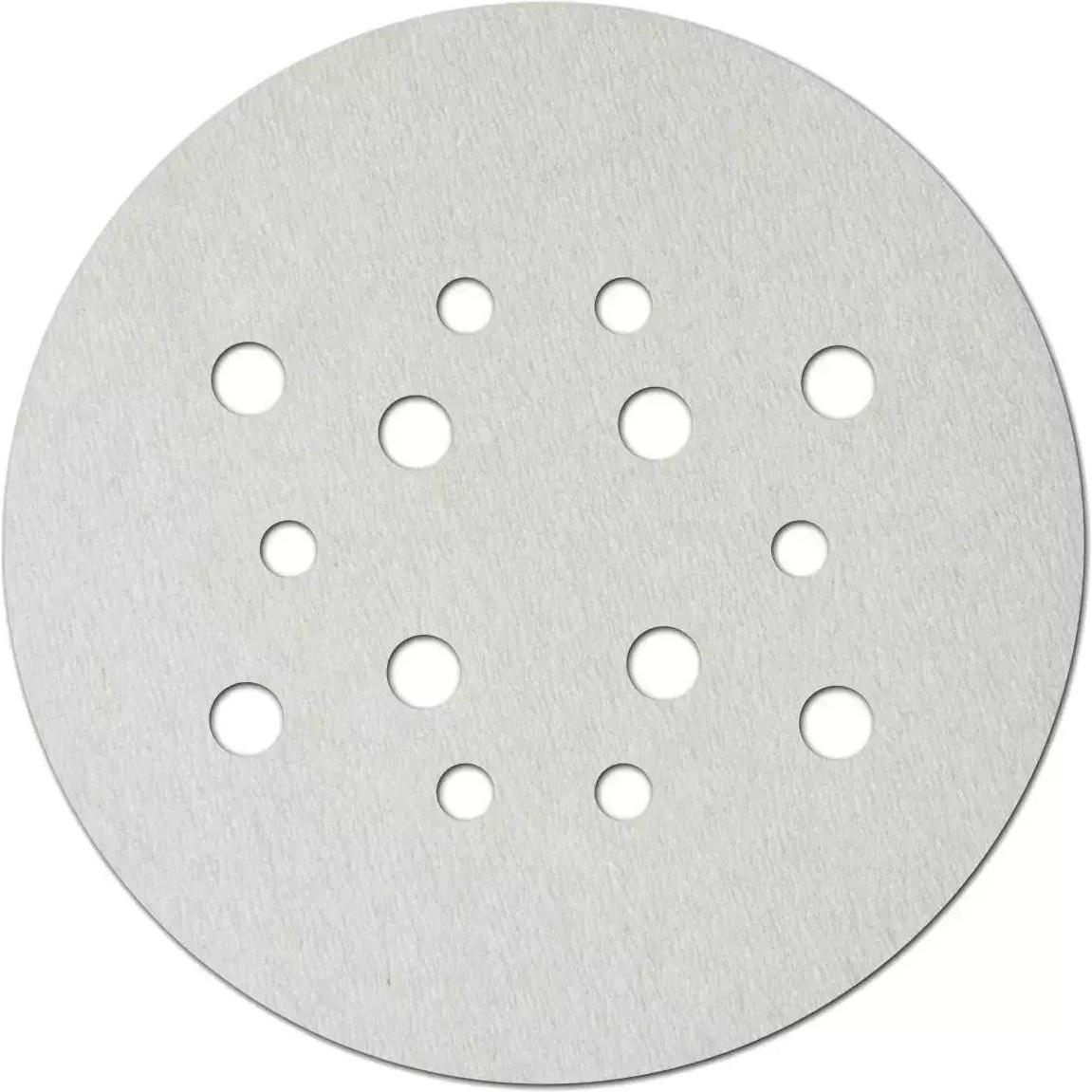 Dedra, Schleifmittel, Schleifscheiben weiss universal 225mm, Körnung 180, Klettverschluss, Satz à 5 Stück (180)