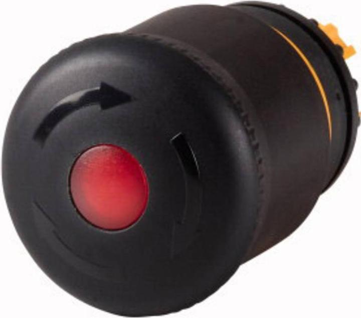 Actual product image Eaton M22S-PVLT STOP/STOP button illuminable black rotatable tr. 271540