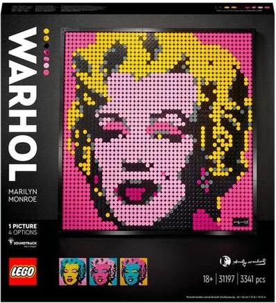 LEGO Marilyn Monroe di Andy Warhol (31197, LEGO Art)