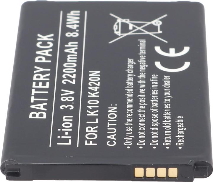 Image du produit AccuCell Akku LG K10 K420N, BL-45A1H, EAC63158301, incl. IC chip