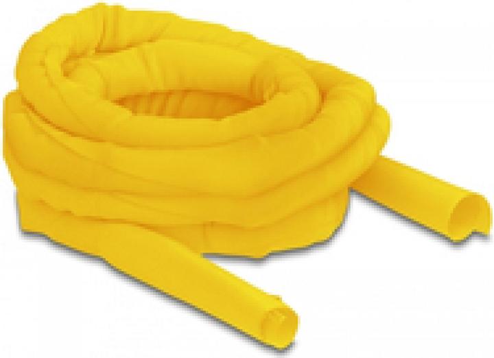 Produktbild Delock Kabelschlauch selbstschliessend 5 m x 25 mm Gelb (Kabelschlauch, 500 cm)
