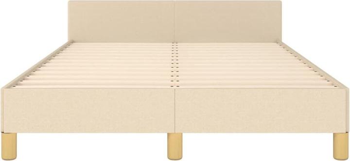 Actual product image vidaXL Bettgestell mit Kopfteil Stoff