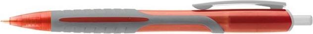 Actual product image Luxor AUTOMATIC BALL PEN RED COLOR 1853G/10BOX (Grey, Orange, Red, 10x)