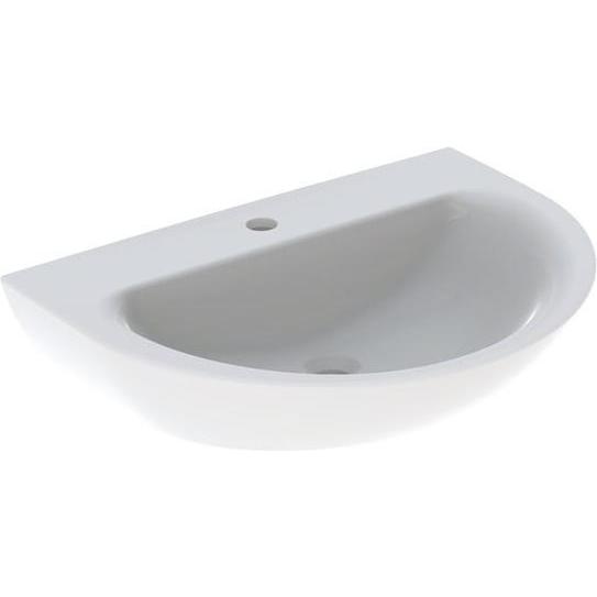 Geberit, Waschbecken, Renova Waschtisch, 1 Hahnloch, ohne Überlauf, Breite: 70cm (210 mm, 700 mm)