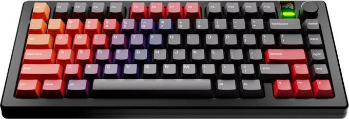 Immagine prodotto Glorious GPBT Copritasti Gradienti, Layout ANSI (US), PBT, Dye-Sub - Fuoco Celeste
