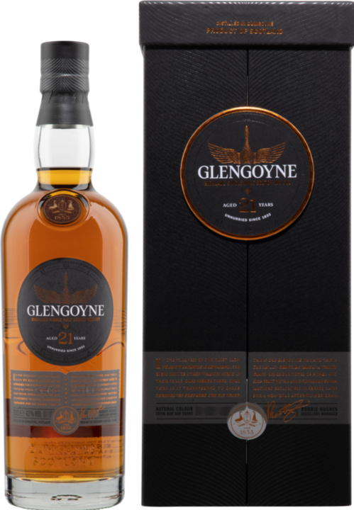 Produktbild Glengoyne 21 Years (Single Malt, Scotch Whisky, 1 x 70 cl)