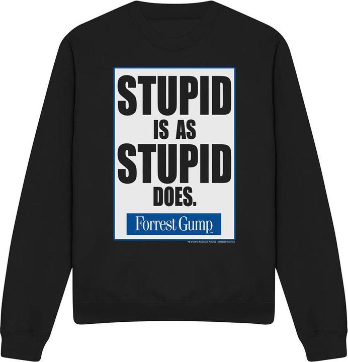 Image du produit Forrest Gump - Sweat STUPID IS - Adulte (L)