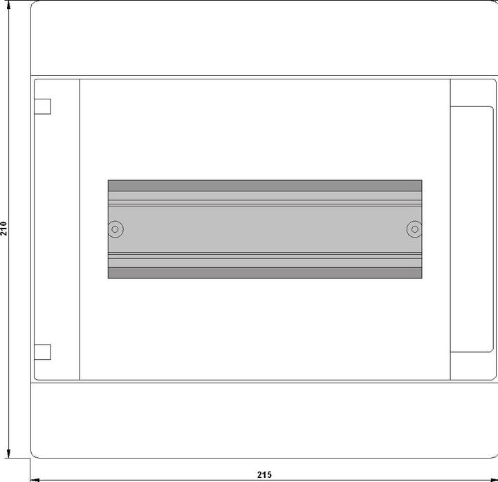 Image du produit Siemens Répartiteur mural SIMBOX WP AP IP65 1 rangée