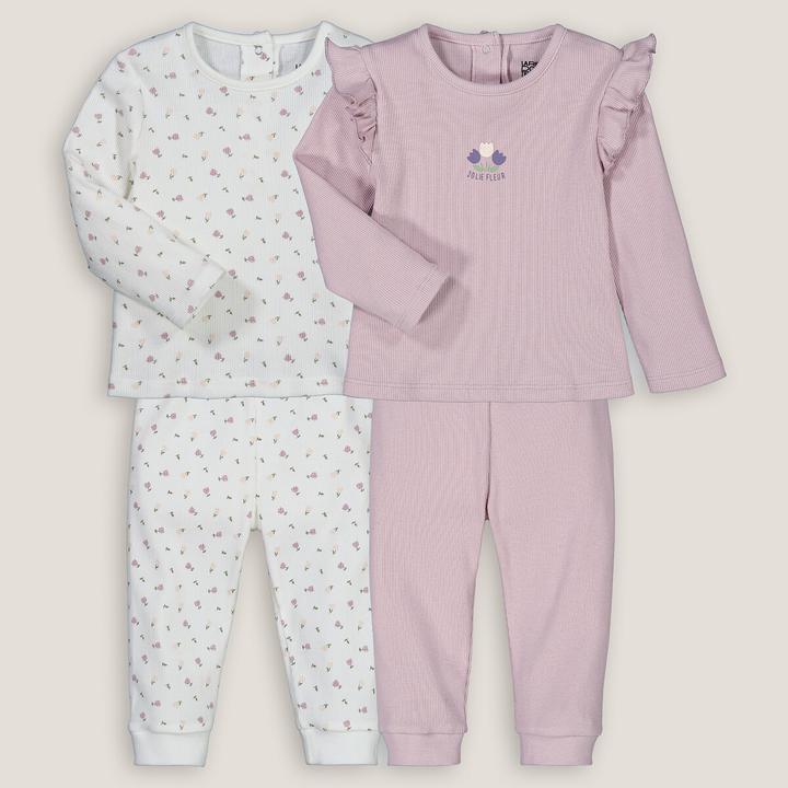 Produktbild La Redoute Collections 2er-Pack gerippte Pyjamas (86)