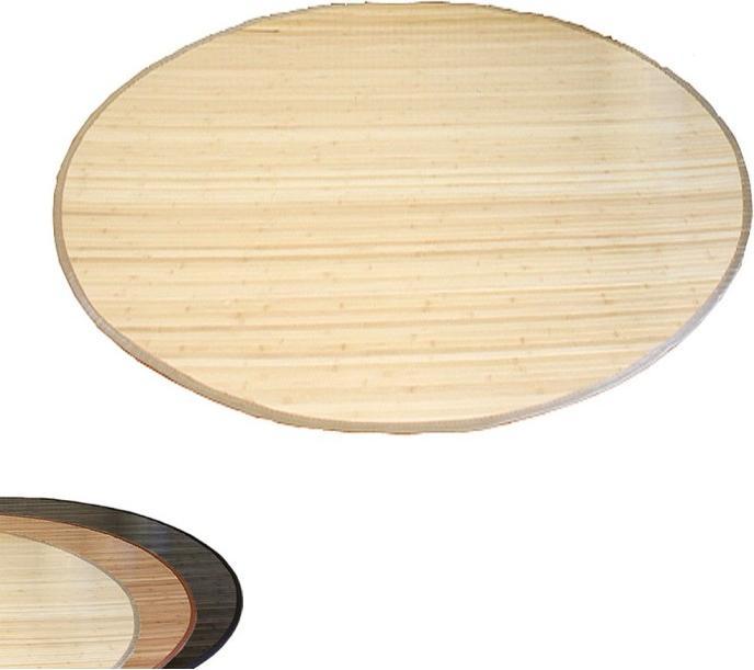 Actual product image Greendeco Bamboo mat 90cm round natural (90 x 90 cm)