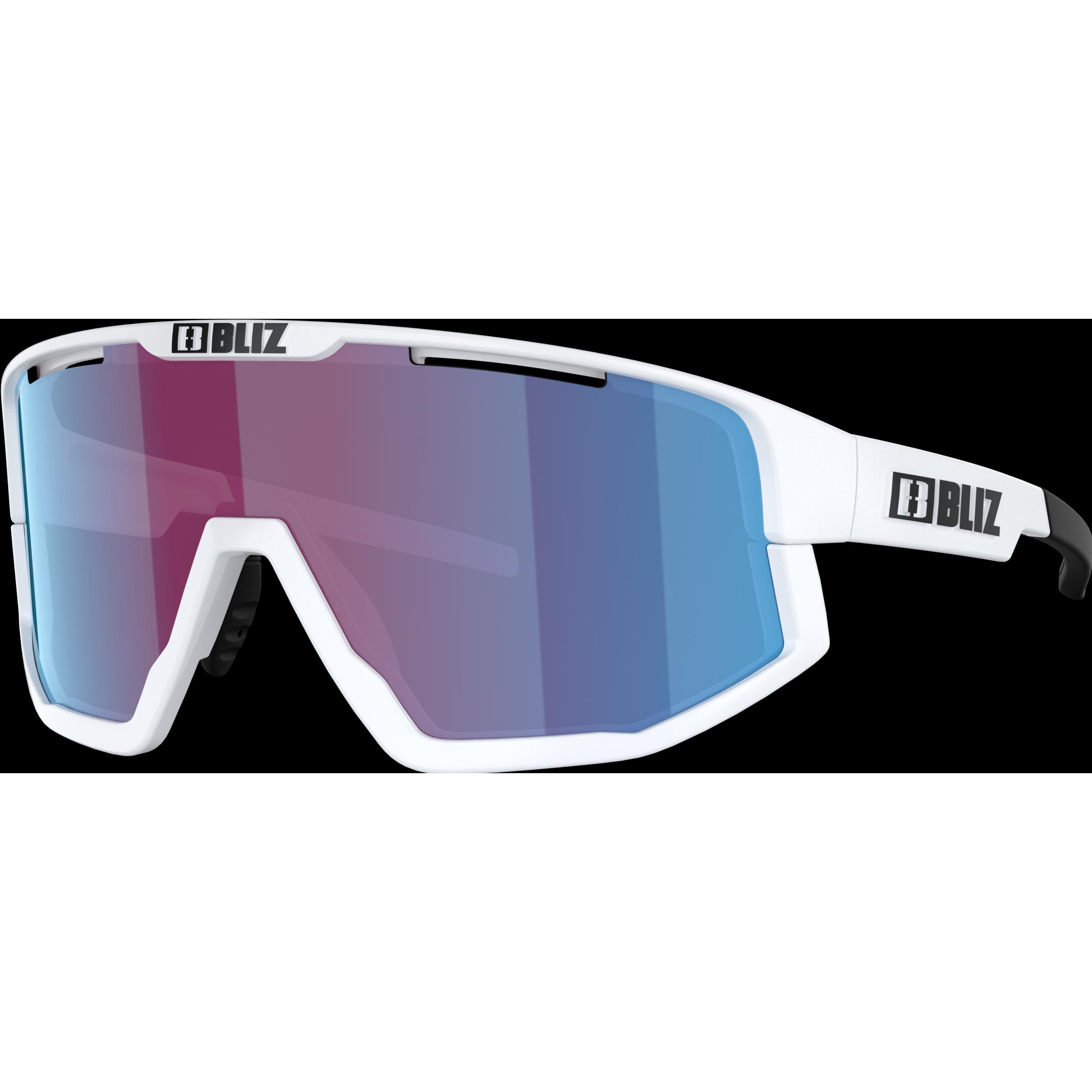 Bliz, Herren, Sportbrille, Fusion Nordic Light (white-begonia-blue, Purple, Weiss), Violett