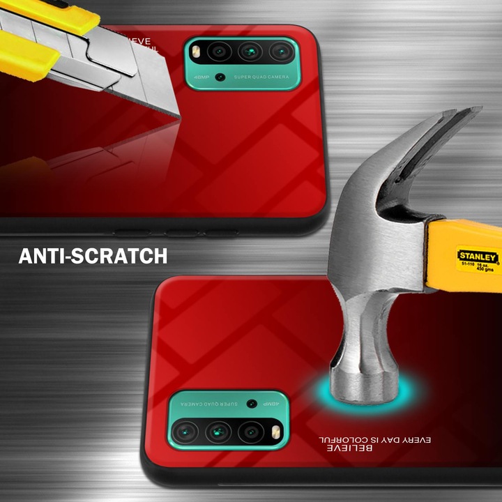 Produktbild Cadorabo TPU 2 Farben Glas Hülle (Xiaomi Poco M3, Xiaomi Redmi 9T)