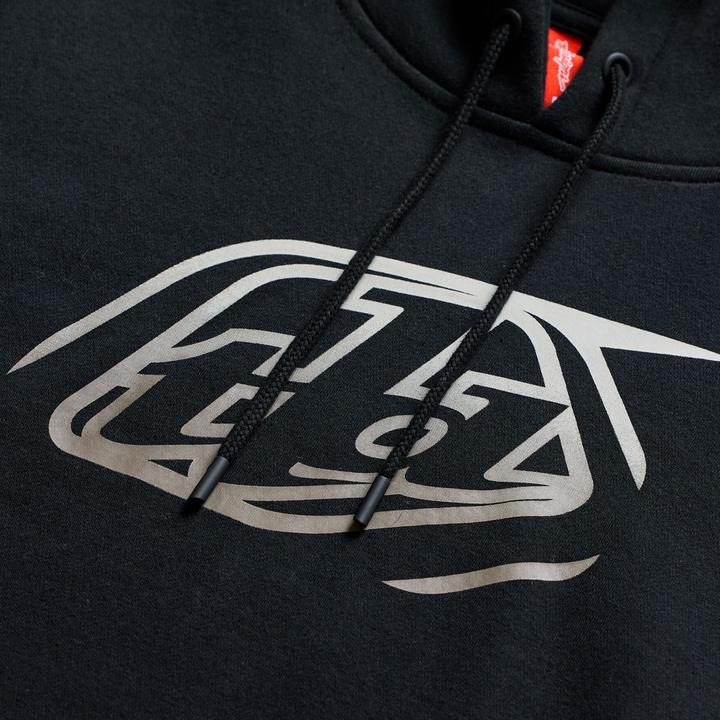 Produktbild Troy Lee Designs Pullover Hoodie, Badge, black/gray, L (L)