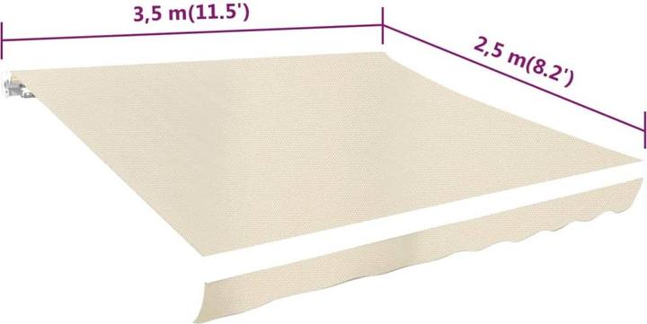 Produktbild vidaXL Lybed (350 x 250 cm)