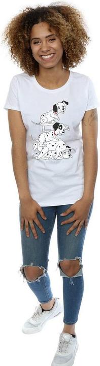 Produktbild 101 Dalmatians Mädchen Stuhl Baumwolle TShirt (140, 146)