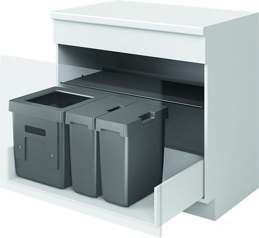 Produktbild Peka Metall Abfallsystem Oeko Universal 40+17+17 l (74 l)