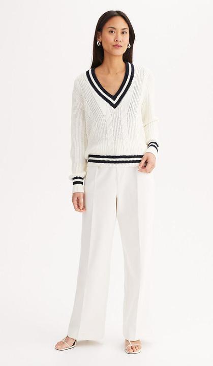 Produktbild Anne Weyburn V-Pullover mit Zopfmuster (46)