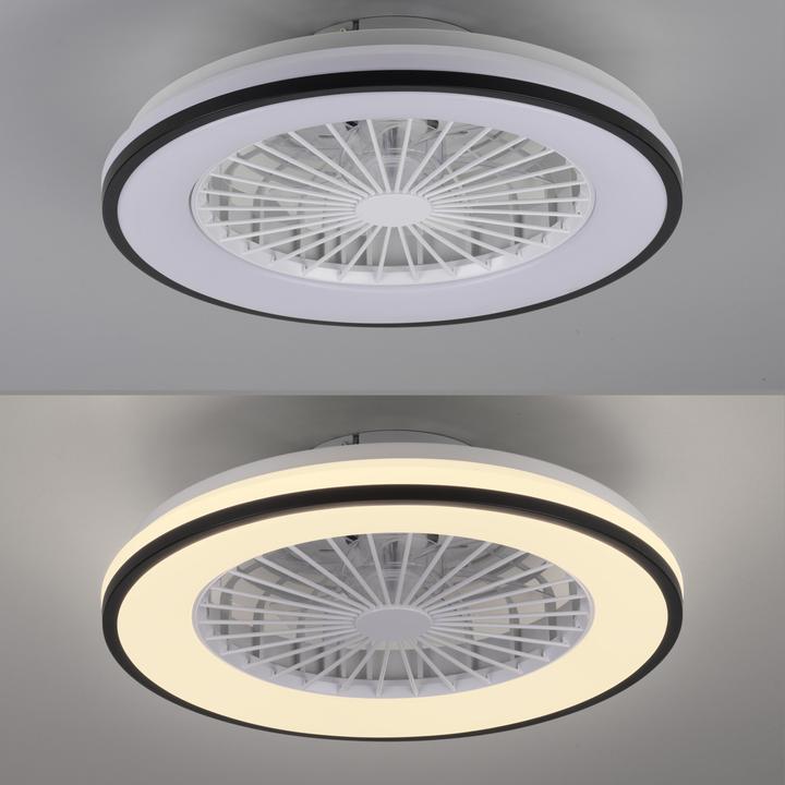 Produktbild Just Light LED Deckenventilator LENO warmweiss - kaltweiss RGB Fernbedienung