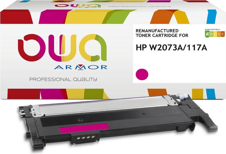 Image du produit Armor OWA OWA Toner compatible avec HP W2073A, 117A magenta (env. 700 p.) (M)
