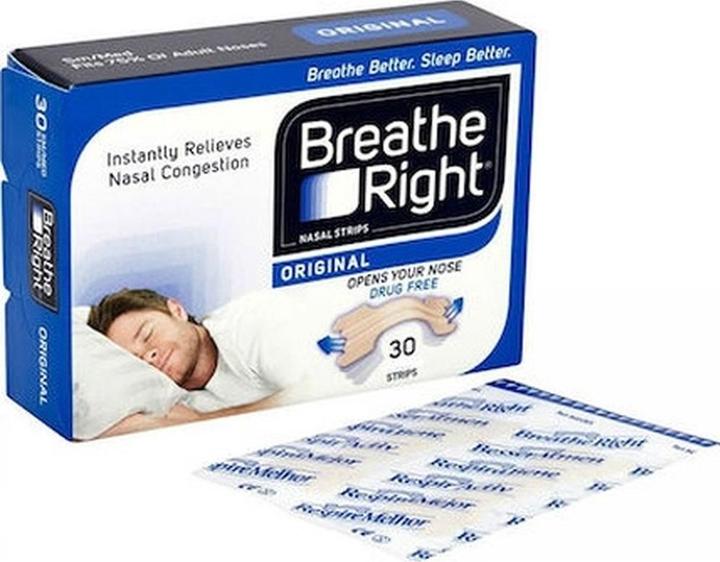Actual product image Breathe Right Nasal Strips Medium Size 30 Count (30 Piece)