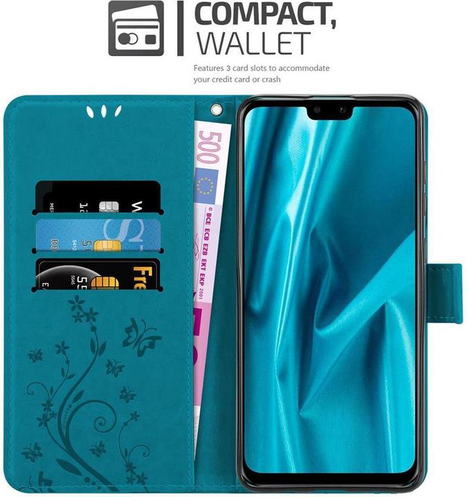 Produktbild Cadorabo Flower Book Cover (Huawei Y9 (2019))