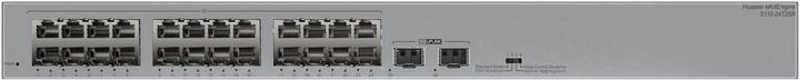 Produktbild Huawei Data Communication S220S-24T4J S220S-24T4J S220S-24T4J 24x10/100/1000BASE-T ports 4x2.5GE SFP (24 Ports)