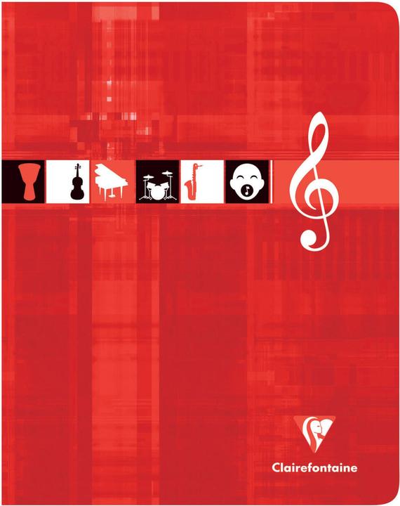 Image du produit Clairefontaine Noten- und Singheft (17 x 22 cm, Quadrillé, Couverture rigide)