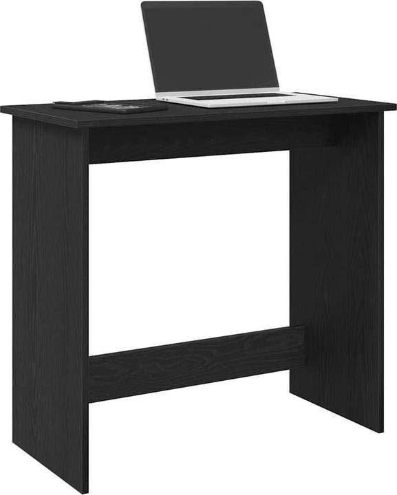 Image du produit VidaXL Bureau noir 84x40x75 cm en bois composite Table de bureau PC (80 x 40 x 75 cm)
