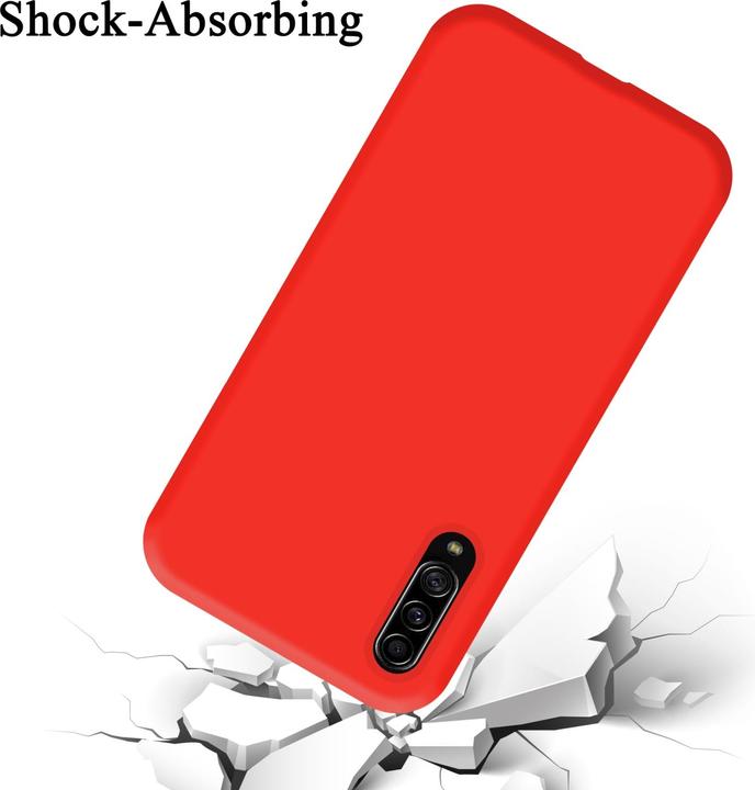 Actual product image Cadorabo TPU Liquid Silicone Case Cover for Samsung Galaxy A90 5G (Samsung Galaxy A90 5G)