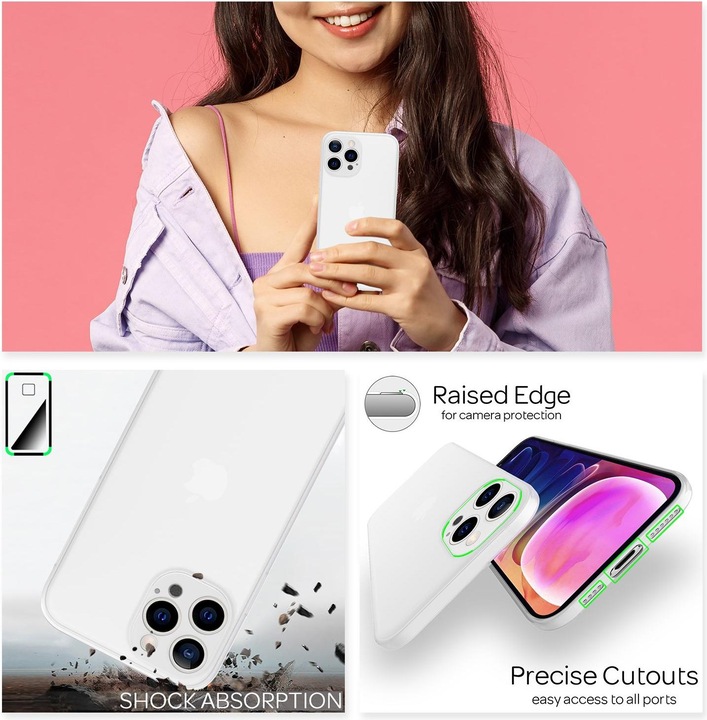 Actual product image Nalia Ultra Thin Hardcase (Apple iPhone 13 Pro Max)