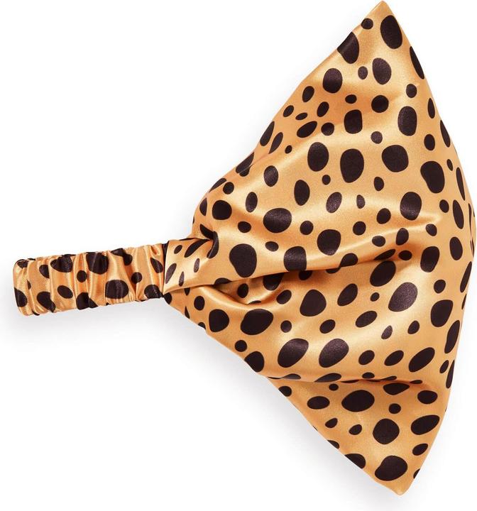 Immagine prodotto Revolution Haircare Cerchietto cosmetico in raso con stampa animale (protettore di riccioli)