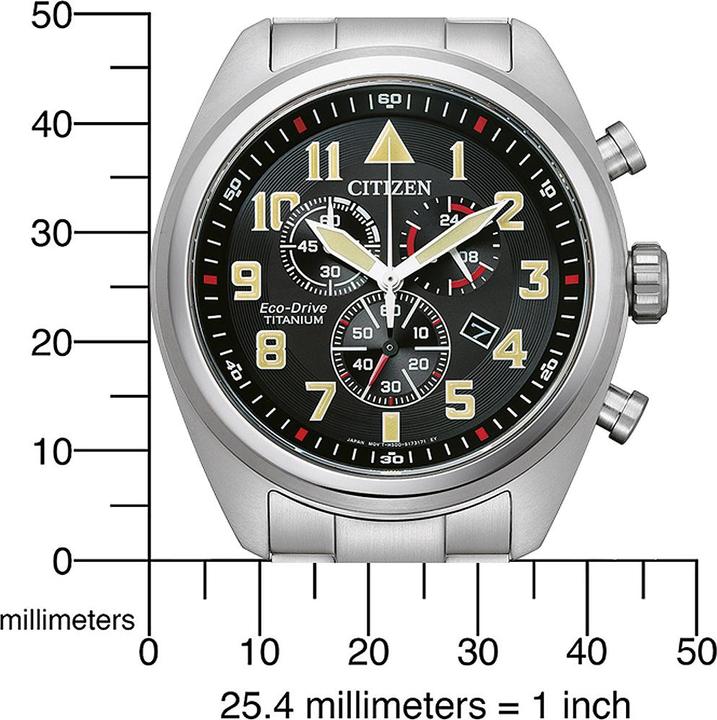 Produktbild Citizen AT2480-81E Eco-Drive Super-Titanium Chronograph 43mm (Chronograph, 42 mm)