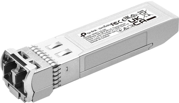 Actual product image TP-Link SM6110-SR 10G/25Gbase-SR SFP+/SFP28 LC Transceiver up to 300m for SX6632YF SG3428X and SG345
