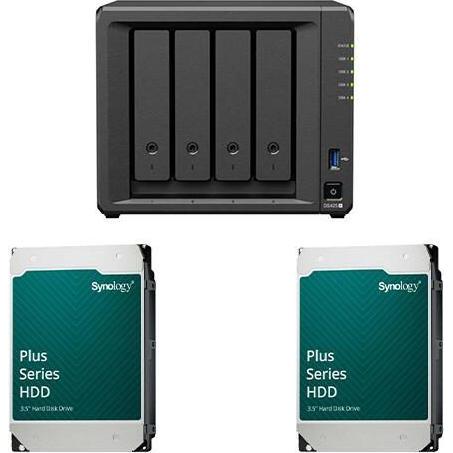 Synology DS925+ DiskStation + 32 TB 2x Plus 3.5"" SATA 6Gb/s Festplatte 16 TB (2 x 16 TB), NAS
