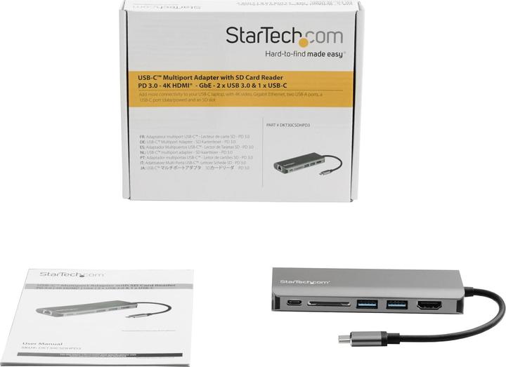 Actual product image StarTech DKT30CSDHPD3 (USB-C, 2 Ports)