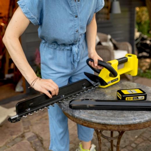Actual product image Kärcher HGE 36-60 Battery cordless hedge trimmer (Rechargeable battery operated)