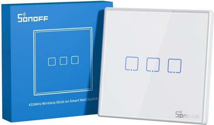 Productafbeelding Sonoff RF lichtschakelaar T2EU2C-RF