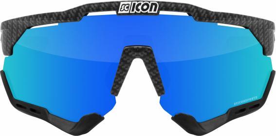 Actual product image Scicon Aeroshade XL SCNPP carbon matt (Multimirror Blue)