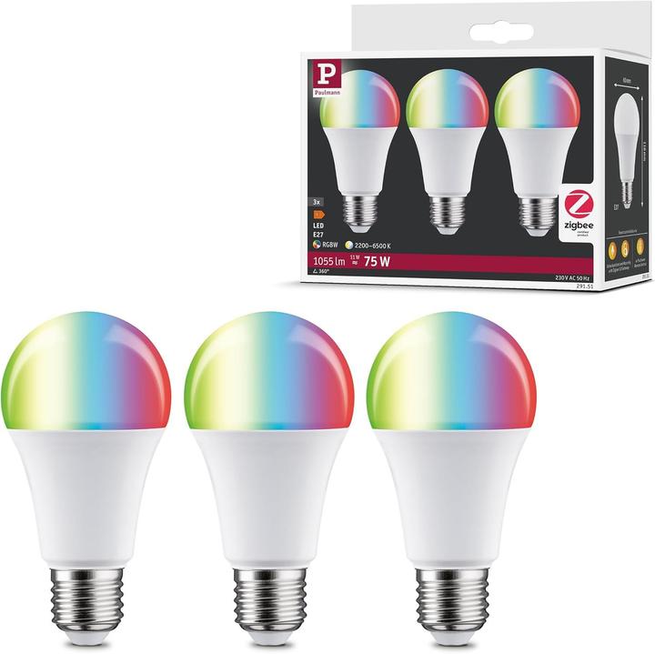 Image du produit Paulmann AGL Zigbee Filament Set de 3 pièces (E27, 1055 lm, 1x)