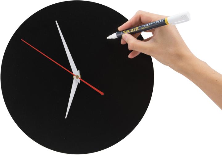 Produktbild Securit Kreidetafel SILHOUETTE "Uhr" (29 cm)